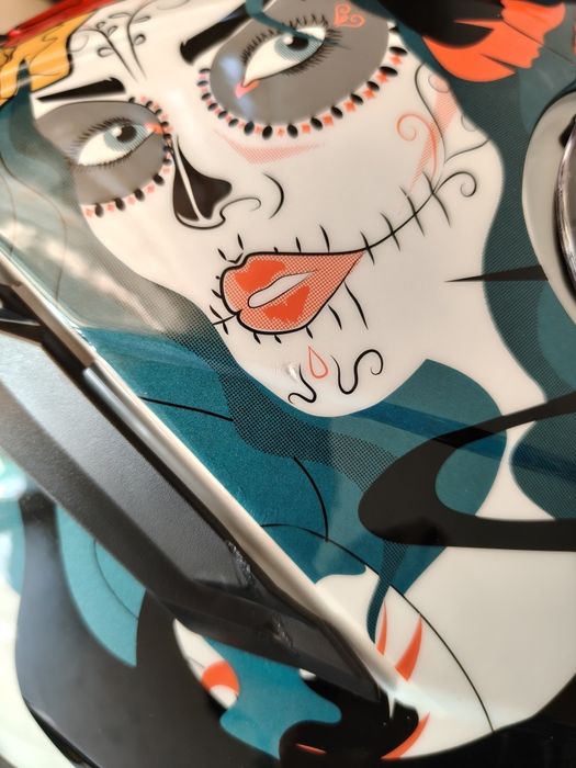 Каска за мотор DXR Eros Calavera