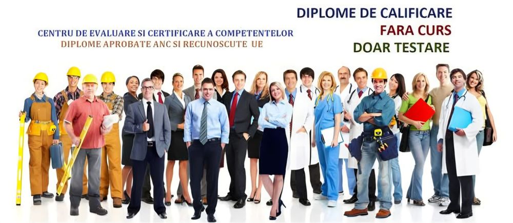 Diplome Acreditate fara curs Recunoscute si International  Doar testar