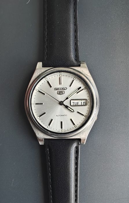 Ceas Seiko 5 Automatic - Calibru 7S26 - Brățară Originală - Oțel Inoxidabil