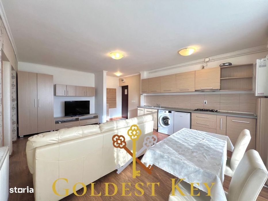 Apartament mobilat si utilat, 2 camere la 55mp si terasa! Zona Petrom