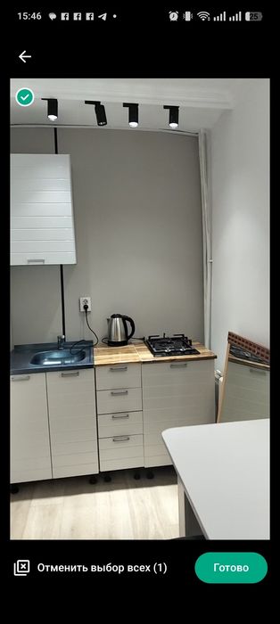 Посуточный 1ком кухня студио,интернет есть 7000