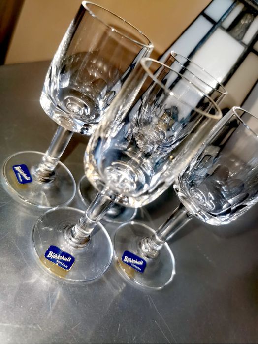 Кристални чаши шампанско сет комплект сервиз маркови оловен кристал