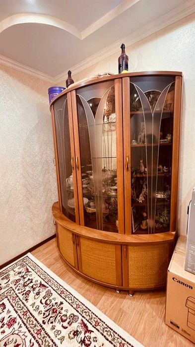Мебель для гостинной, Из натурального ротанга, сервант 4 ех дверная