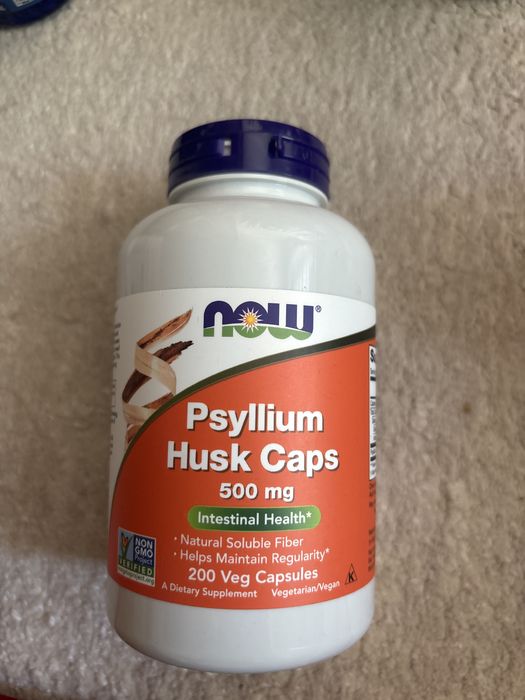NOW Псиллиум/Psyllium Husk Caps 500 мг капсулы 200 шт
