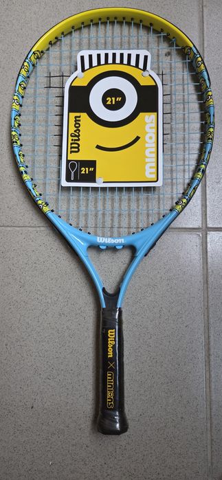 Rachete tenis copii Wilson Minions 2.0 Jr 21" – noi + husă
