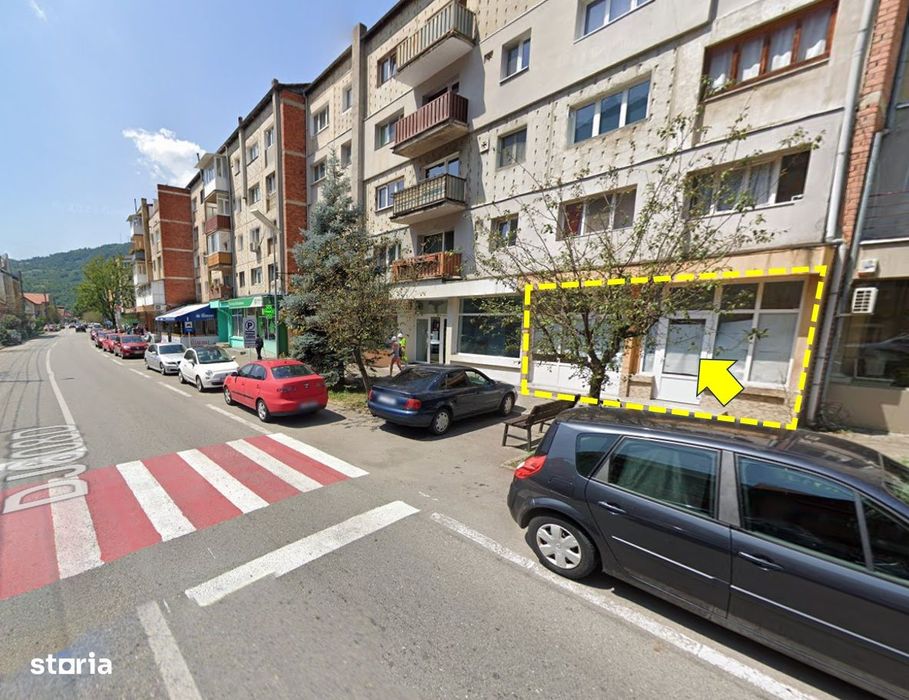 Vand spatiu comercial in Baile Herculane, zona blocurilor, 80mp