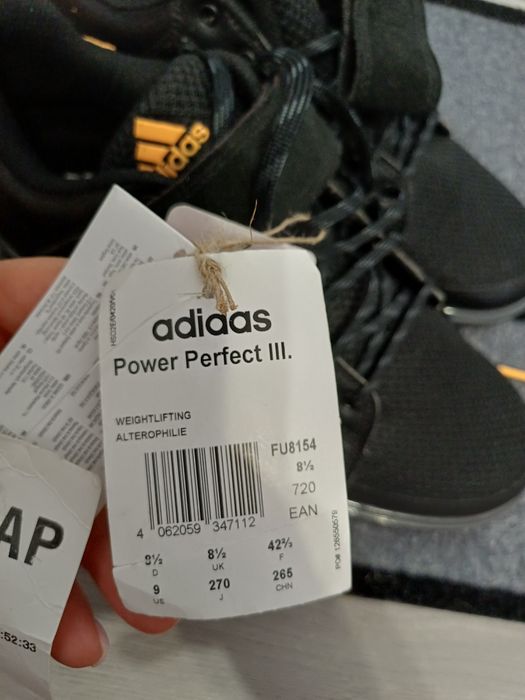 Adidas Power Perfect III fara cutie