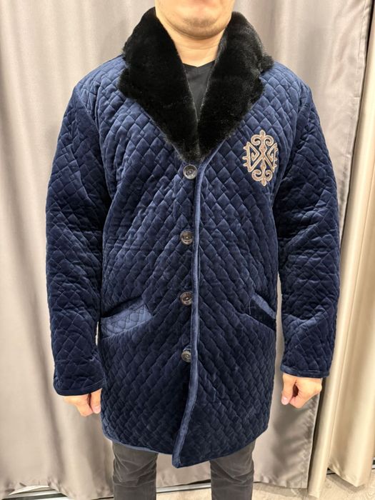 Шапан теплый с мехаом