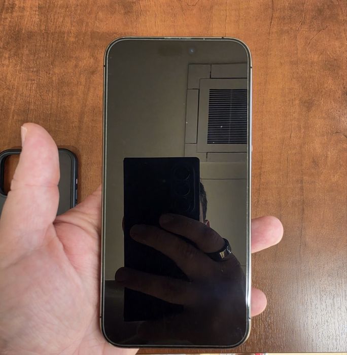 Telefon mobil Apple iPhone 15 Pro Max, 256GB, 5G, Black Titanium