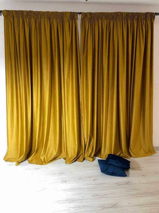 6,5 m Draperii noi din catifea premium blackout 100%