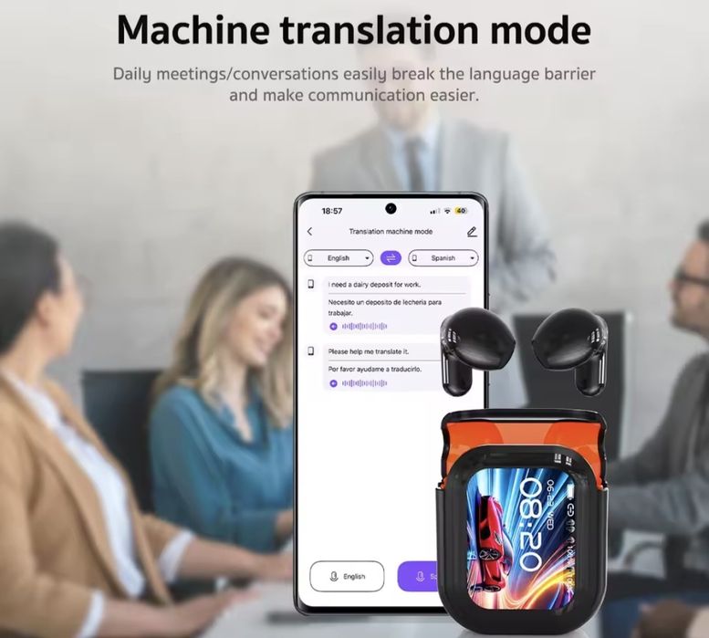 Căsti Wireless touchscreen