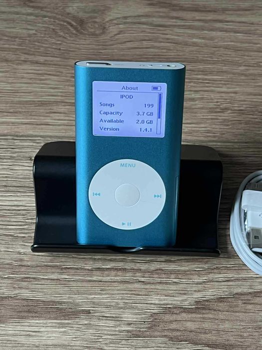 【美品】【大容量化】iPod mini 第2世代 ブルー 128GB A1051 Refurbished Apple iPod Mini 1st 2nd Generation Blue A1051 M9802LL