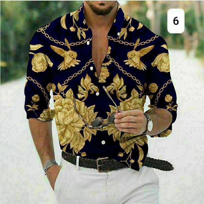 Camasa bărbați cu print modern