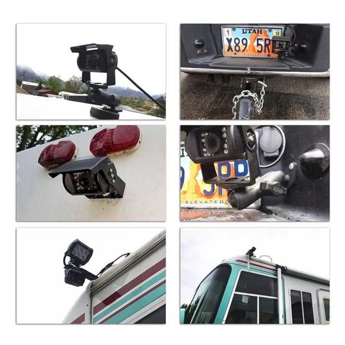 Система за задно виждане с 2 камери и дисплей за Камиони и Бусове