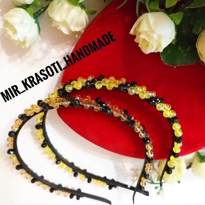 Подарок для любимых!ободки ручной работы.