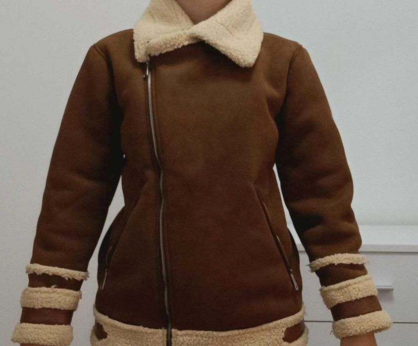 Cojoc cald din blana artificiala