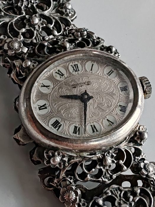 Ceas - bratara Eisenhardt Mecanic Argint 835