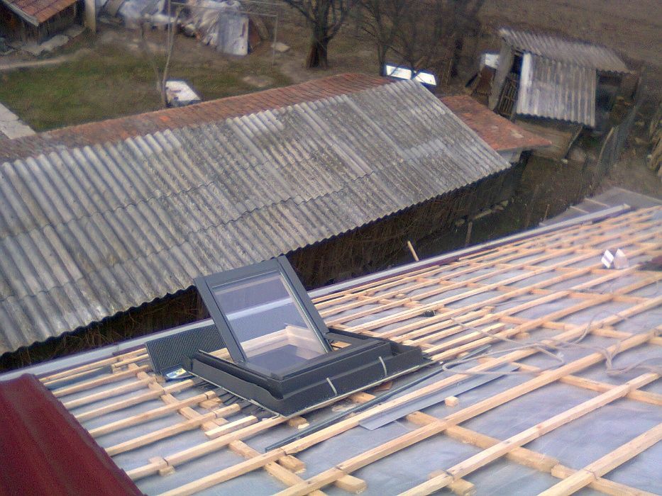 montaj velux acoperis