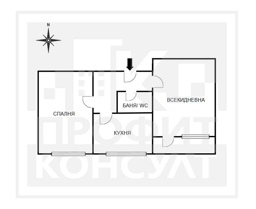 Продава се Тристаен апартамент в Велико Търново, Център - 64 кв.м за 1844 €/кв.м - Снимка #14
