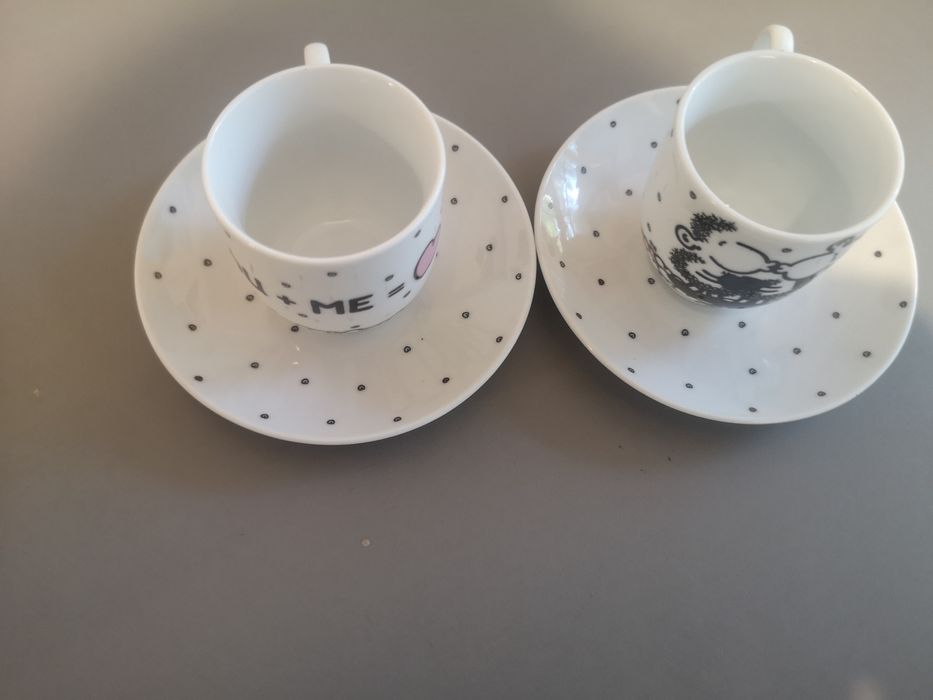 Комплект чаши за влюбени за кафе