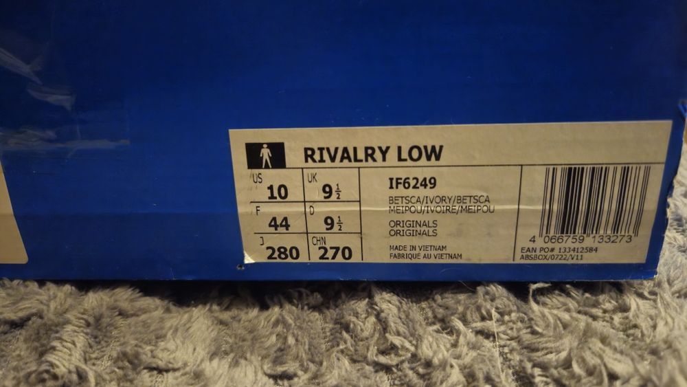 Кеды Adidas Rivalry Low оригинал