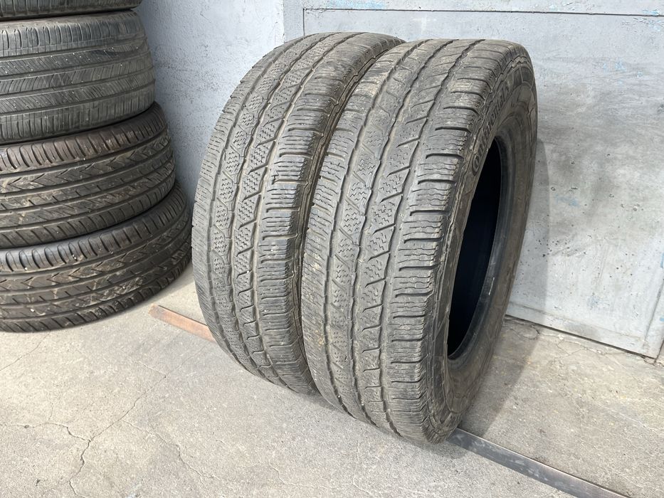 2 бр. зимни гуми 205/75/16C Continental DOT 1324 5/6 mm