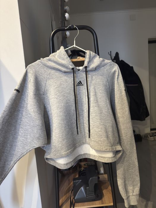 Худи толстовкп кроп Adidas