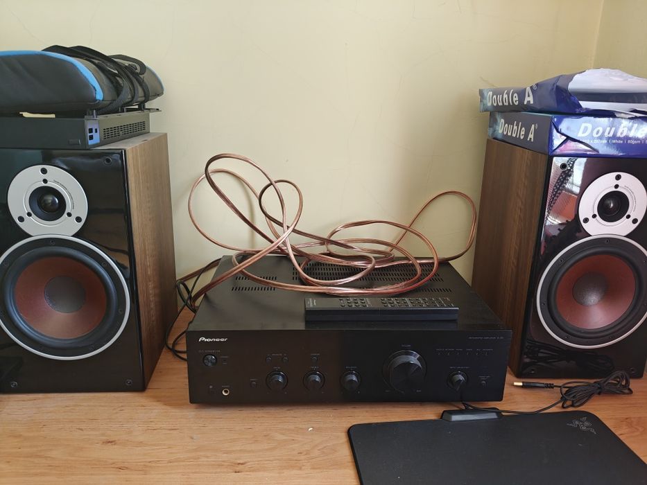 Pioneer A-30-K hi-fi усливател, Dali Zensor 3 stereo bookshelf speakers