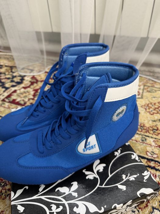 Новые борцовки GF SPORT (синие), р.39