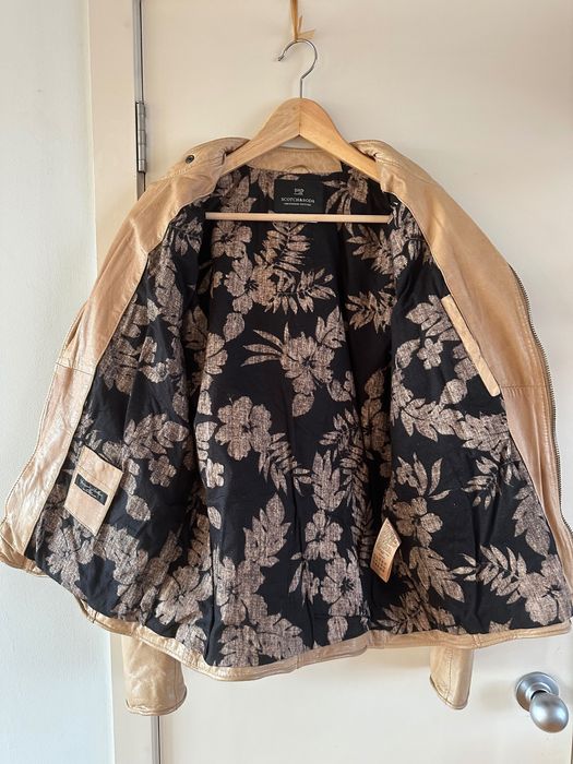 Кожено яке Scotch and Soda, размер M