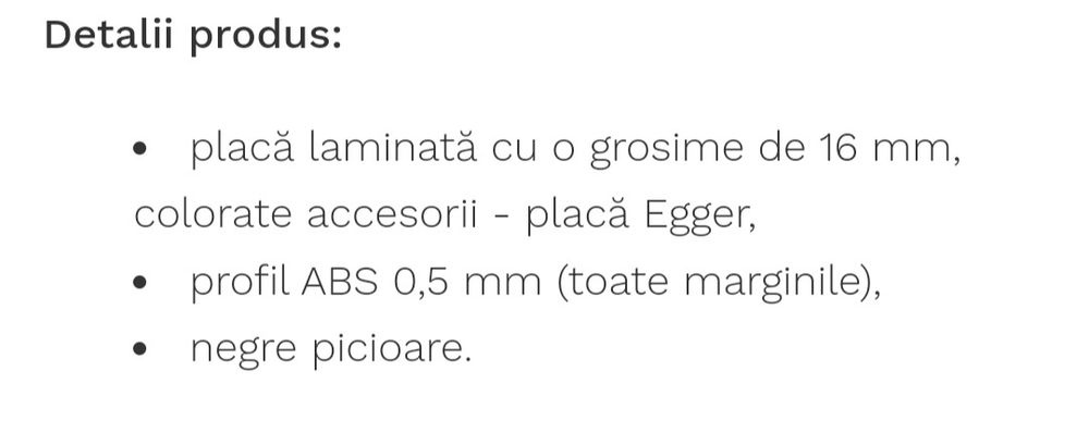 Birou si polite Tofiko 120 cm