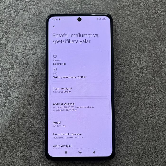 Redmi Note 14 karobkalik srochni