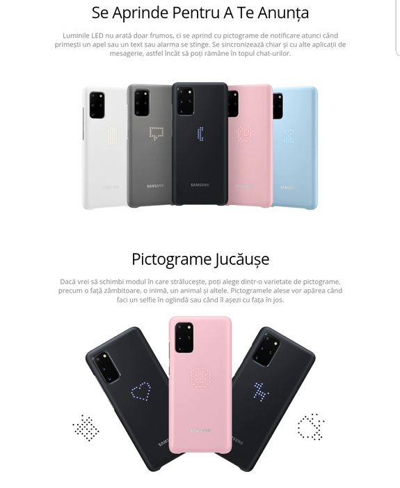 Husa originala Samsung Smart Led Cover Galaxy S20 Plus S20+ 5G