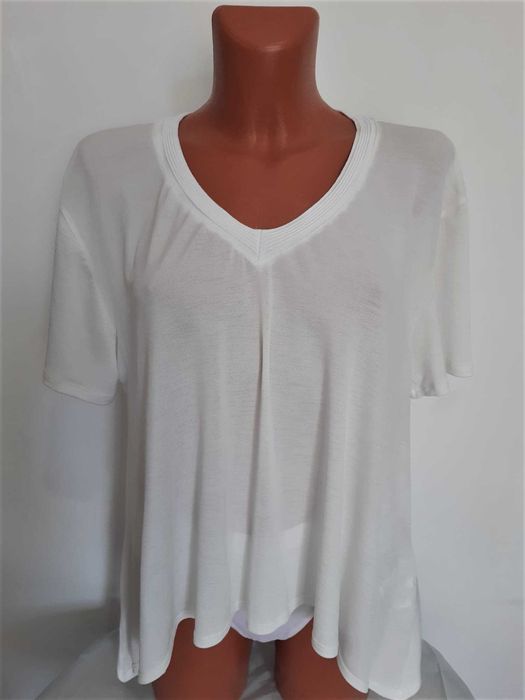 bluza alba zara, marima L