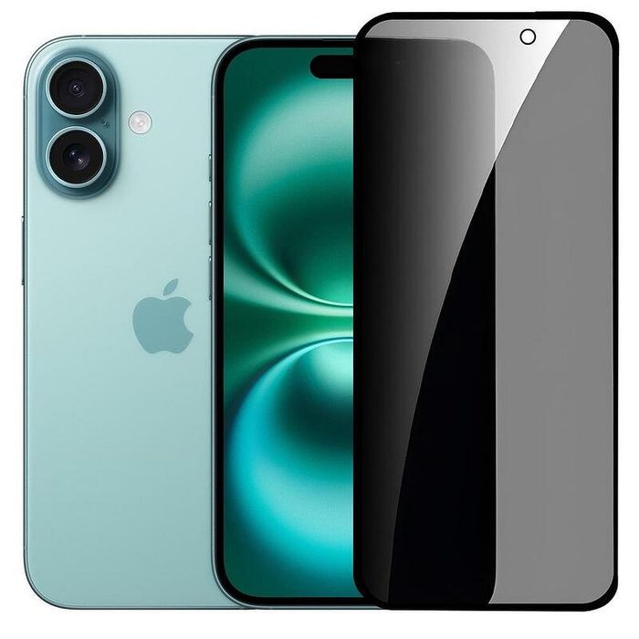 Privacy 5D Стъклен Протектор за Apple iPhone 16 | 15 | 14 | 13 Pro Max