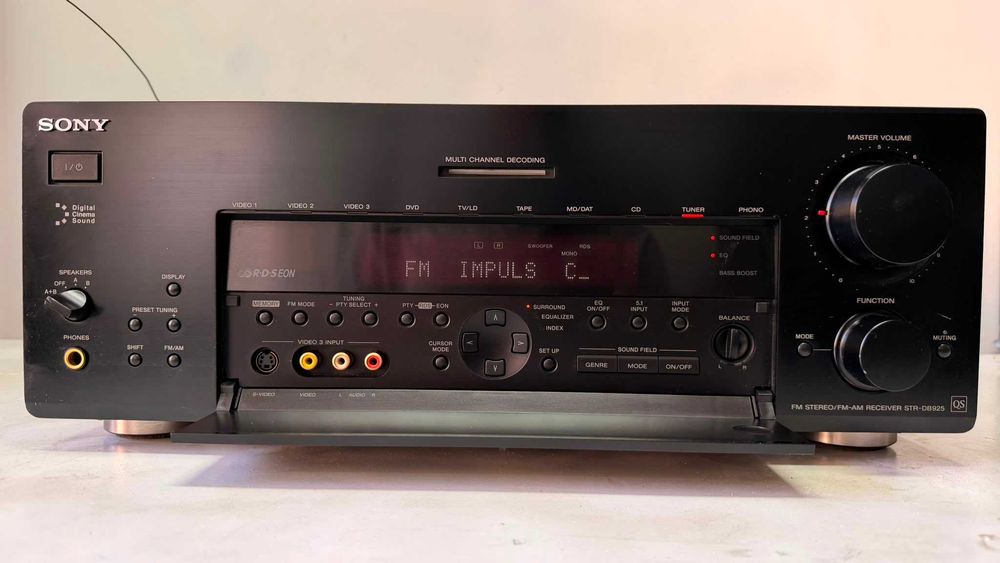 Sony STR-DB925 QS Amplificator 5x100W Toroidal Phono MM Optic Coaxial Receiver