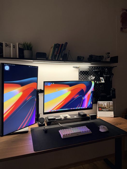 Monitor Asus Pro Art 27 4 K  si Dell 27 inch plus stamd dual