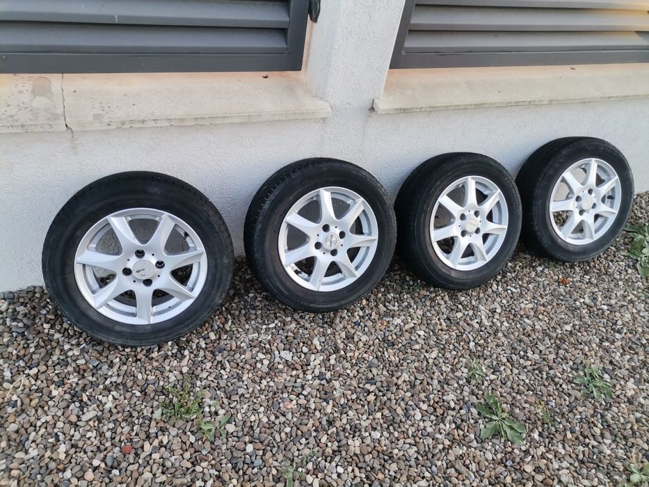 Vând roti jante aliaj 4x100 Volkswagen polo Opel Astra corsa