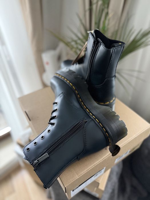 Dr. Martens Jaden bocanci/ghete dama cu platforma piele bleu 39 origin