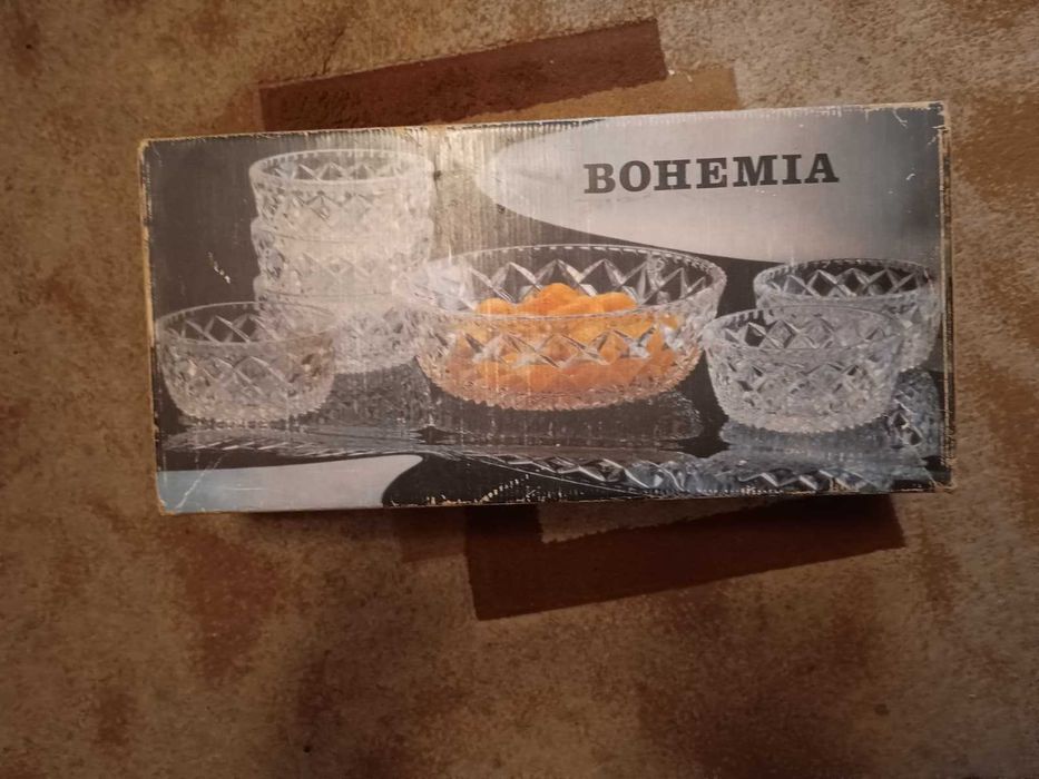 Set Boluri CRISTALE BOHEMIA | 7 Piese | 24%PbO | Cehia
