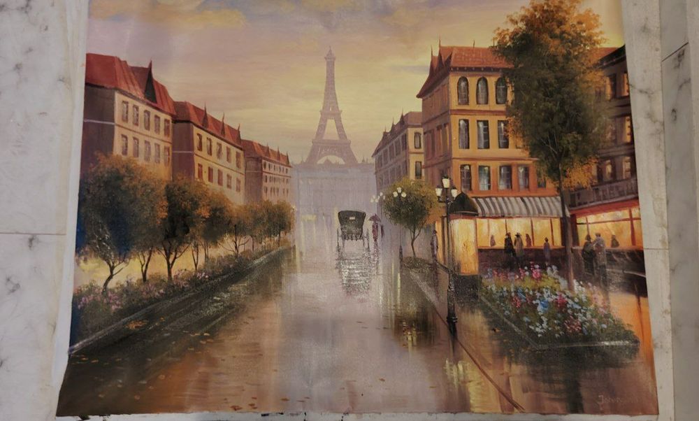 картина маслом на холсте