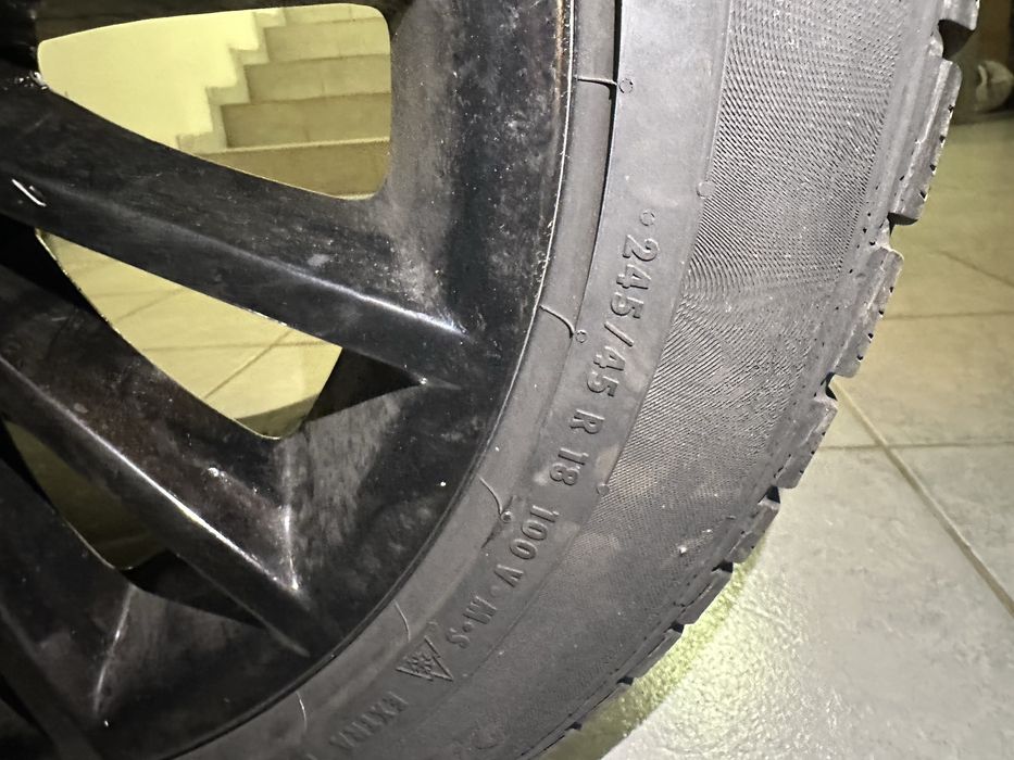 Jante si cauciucuri bmw pe 18 de iarna