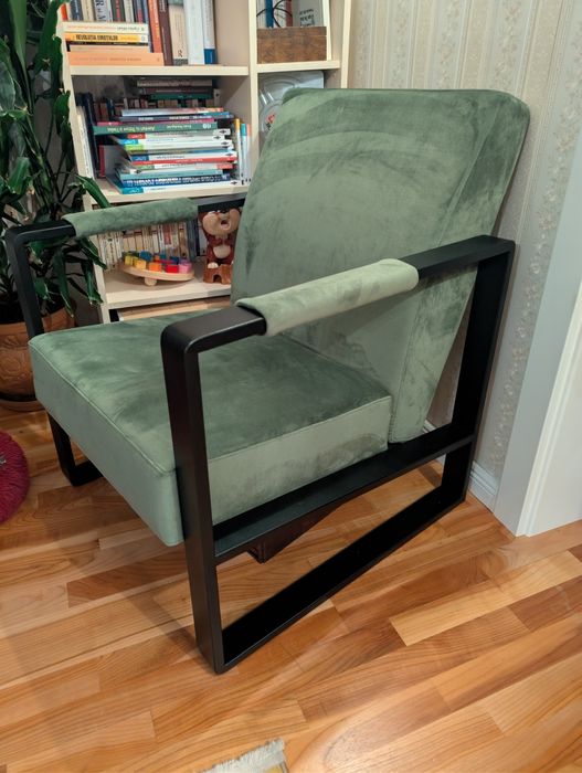 Fotoliu robust catifea