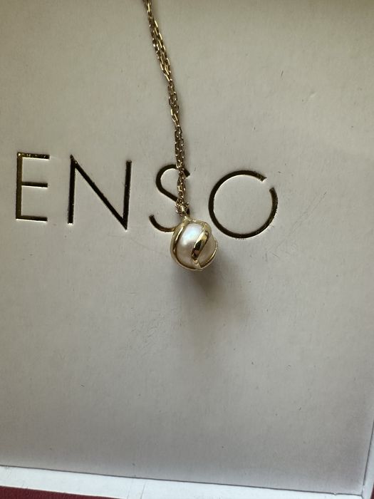 Senso Gold 14K – дамско златно колие с естествени камъни