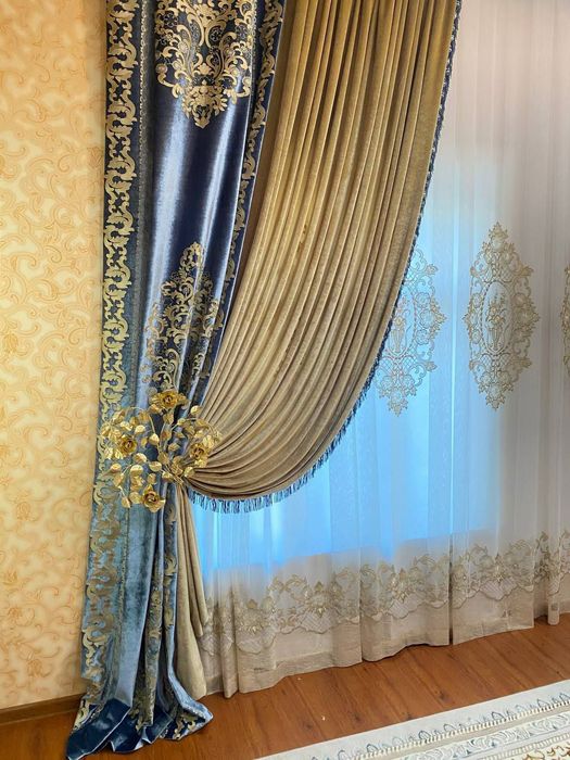 Стирка шторов. Парда ювиш хизмати