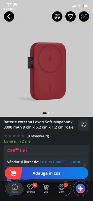 Baterie externa LEXON MAGBANK