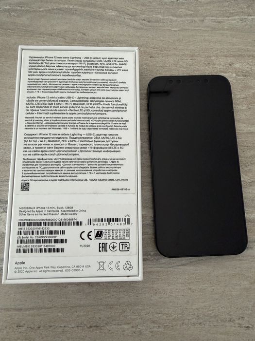 Iphone 12 mini black 128 GB