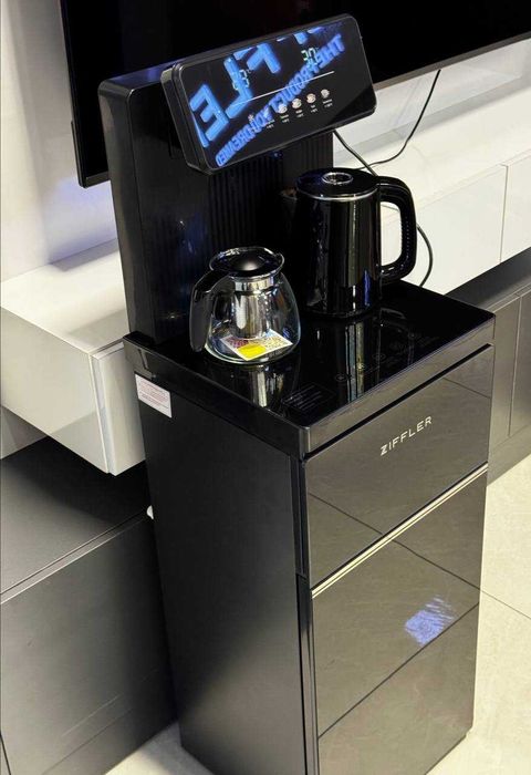 Кулер Ziffler с чайником/сенсорная управление  +доставка бесплатная