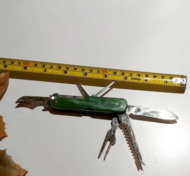 ретро сгъваем нож ножица