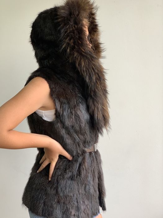 Дамски елек/ Естествен косъм/ Лисица